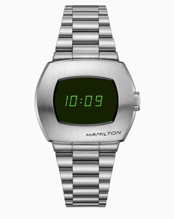 PSR Digital Quartz Green Numbers