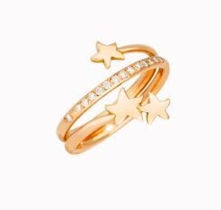 DODO ANELLO STELLINA A SPIRALE