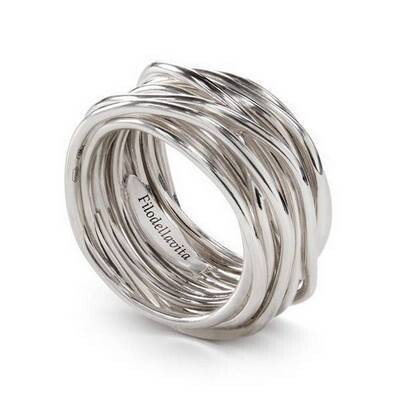 Filodellavita Anello Classic Collection, 13 Fili in Argento .925