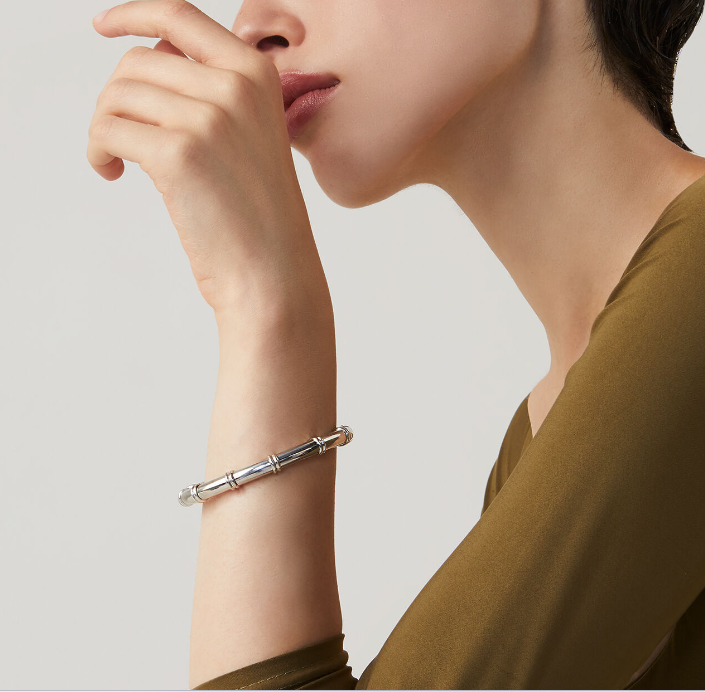 BANGLE JACKIE PICCOLO IN ARGENTO
