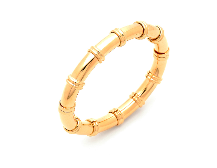BANGLE JACKIE IN ARGENTO DORATO