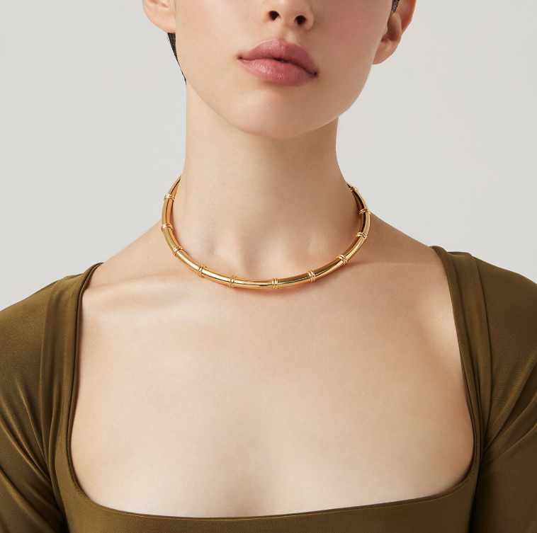 COLLANA JACKIE IN ARGENTO DORATO
