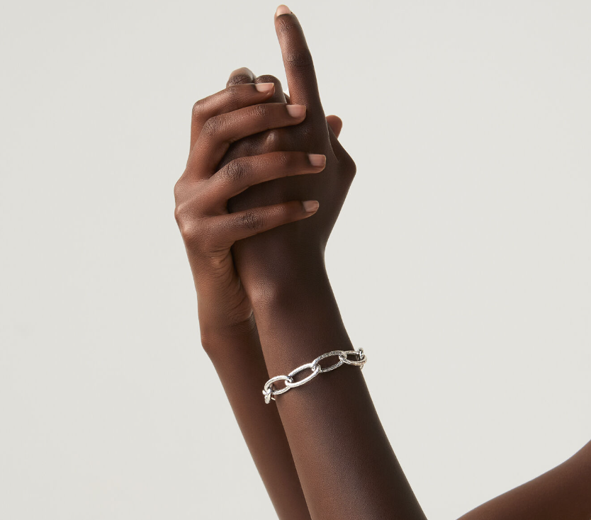 BRACCIALE MARTELLATO OVALE