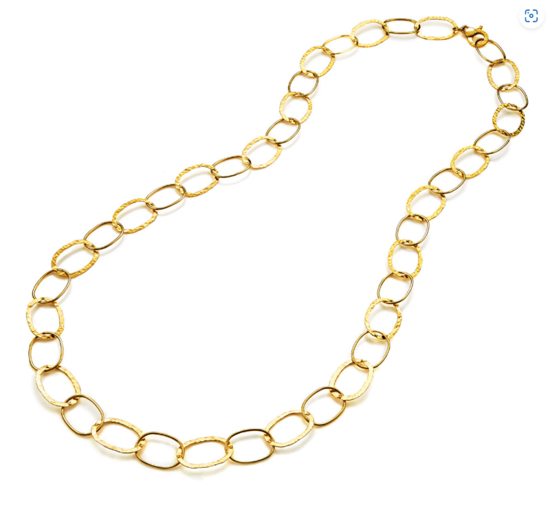 COLLANA MAGLIA OVALE ALTERNATA