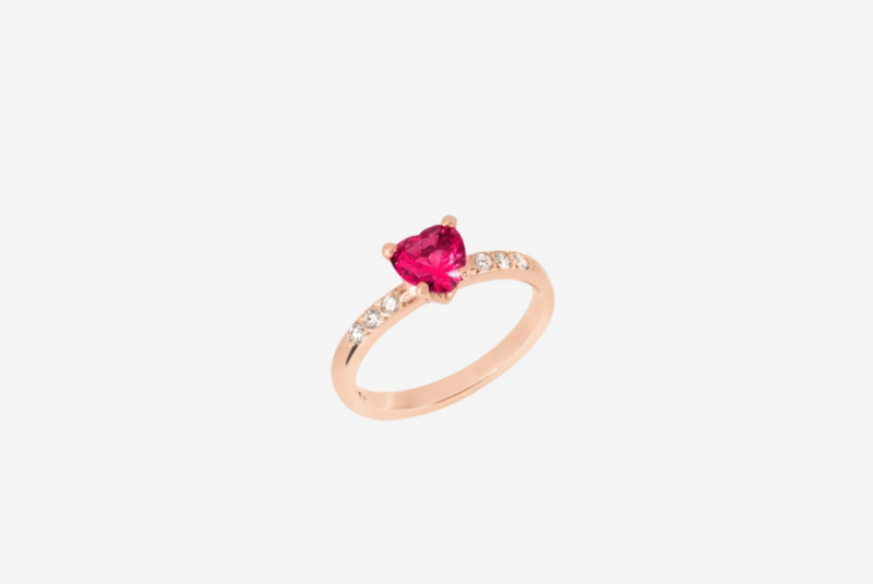 DODO ANELLO 100% AMORE ORO ROSA CUORE
