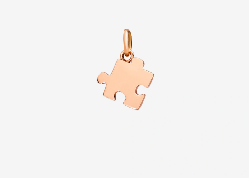 DODO CHARM PUZZLE ORO ROSA 9KT SINISTRO