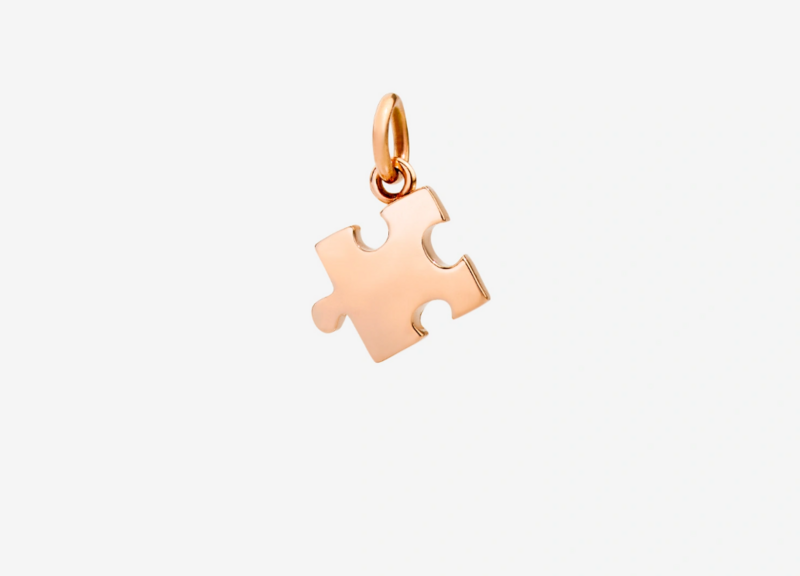 DODO CHARM PUZZLE ORO ROSA 9KT DESTRO