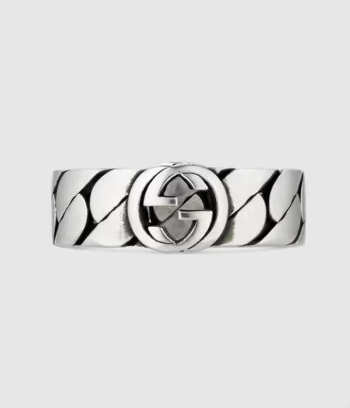GUCCI - ANELLO LOGO CON GG