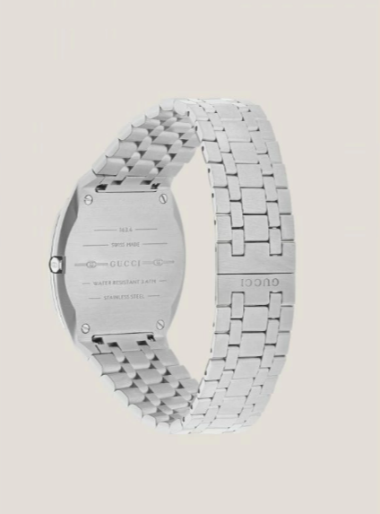 OROLOGIO GUCCI 25H BRACCIALE ACCIAIO 34 MM