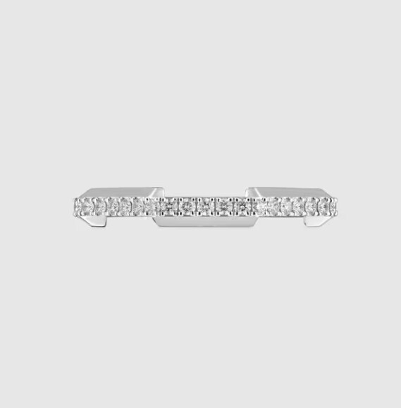 ANELLO GUCCI LINK TO LOVE CON DIAMANTI ANELLO GUCCI LINK TO LOVE CON DIAMANTI
