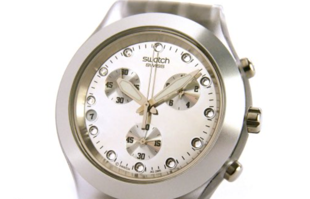 SWATCH DIAPHANE IRONY CRONO FULL-BLOODED SILVER IN PLASTICA EALLUMINIO ARGENTÉ REF. SVCK4038G. NUOVO! SWATCH DIAPHANE IRONY CRONO FULL-BLOODED SILVER IN PLASTICA EALLUMINIO ARGENTÉ REF. SVCK4038G. NUOVO!