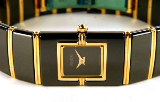 RADO DIASTAR LADY IN CERAMICA E ORO GIALLO 18KT NERO REF. 963.0409.3.015. NUOVO! RADO DIASTAR LADY IN CERAMICA E ORO GIALLO 18KT NERO REF. 963.0409.3.015. NUOVO!