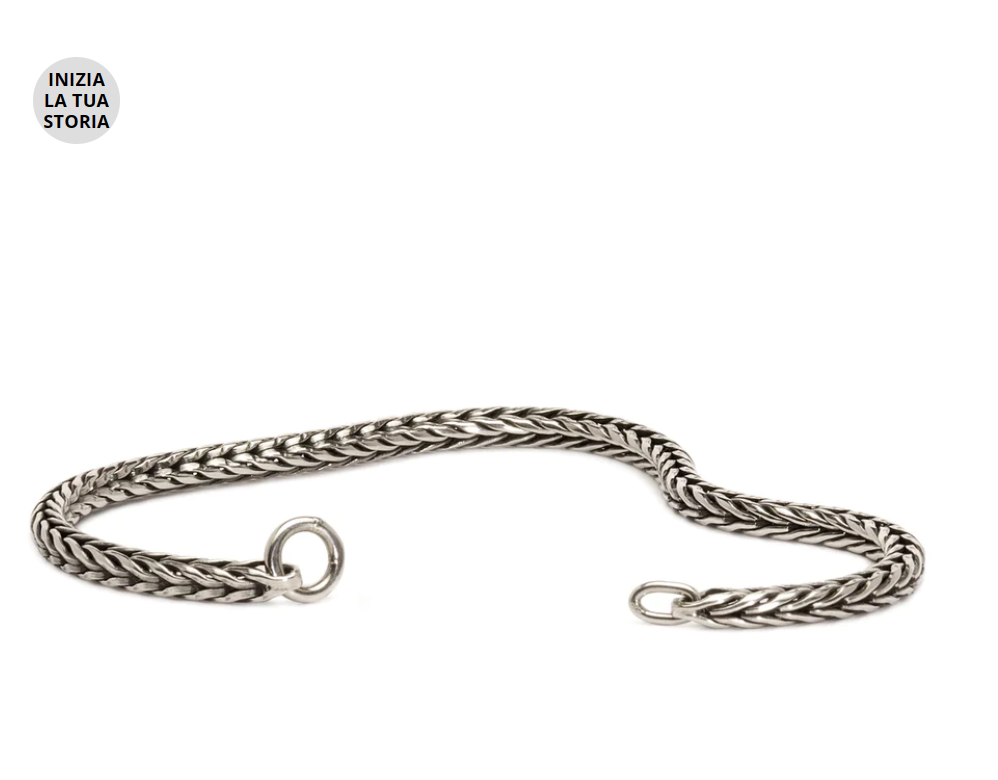 Trollbeads bracciale argento