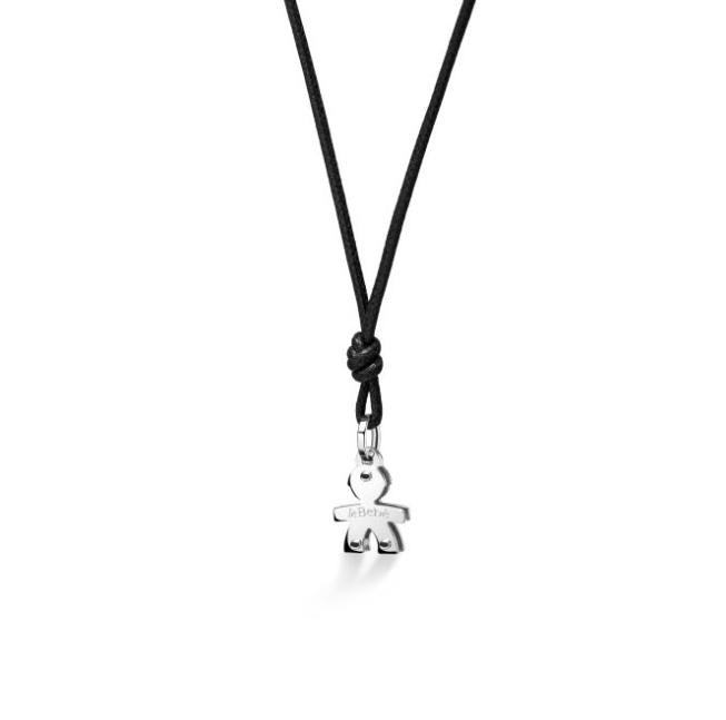 LE BEBE' - I MINI ♡ CIONDOLO BIMBO ORO BIANCO