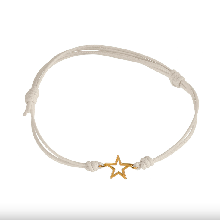 MARCO GERBELLA - BRACCIALE CORDINO CON STELLA A FILO