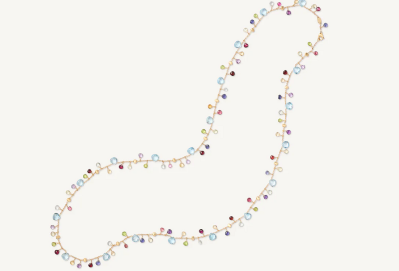 MARCO BICEGO - SAUTOIR CON GEMME MULTICOLORE MARCO BICEGO - SAUTOIR CON GEMME MULTICOLORE