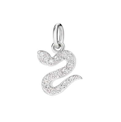DODO CIONDOLO SERPENTE CON DIAMANTI
