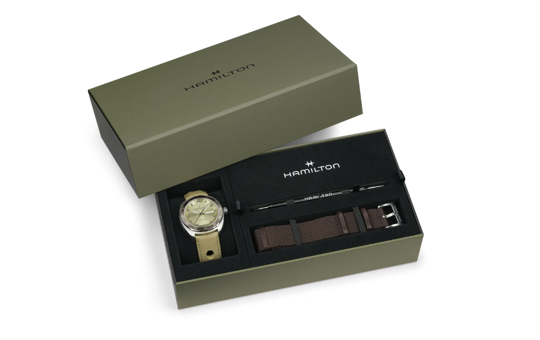 HAMILTON - AMERICAN CLASSIC PAN EUROP DAY DATE AUTO