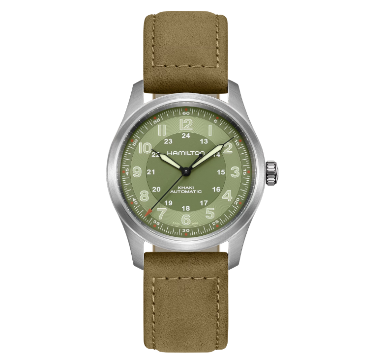 HAMILTON - KHAKI FIELD
TITANIUM AUTO