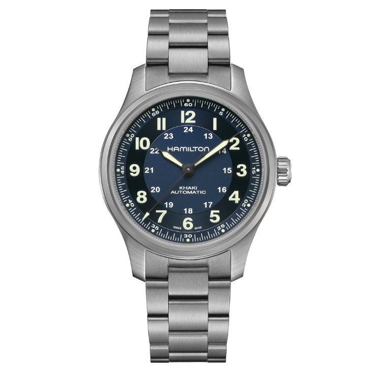 HAMILTON - KHAKI FIELD
TITANIUM AUTO
