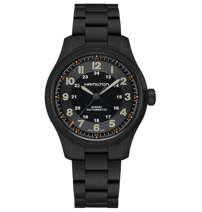 HAMILTON - KHAKI FIELD
TITANIUM AUTO