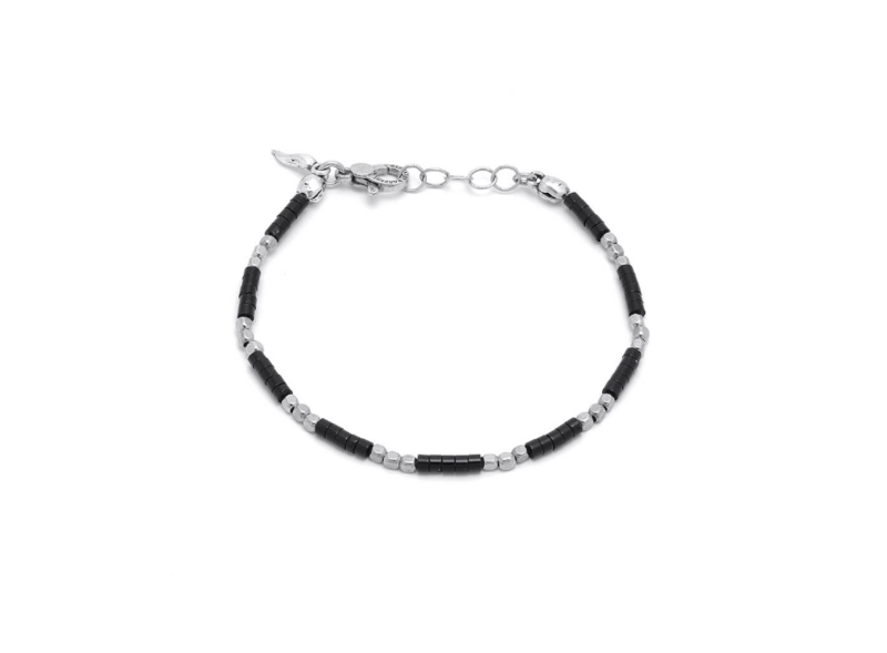 GIOVANNI RASPINI - Bracciale Onice E Dadini GIOVANNI RASPINI - Bracciale Onice E Dadini