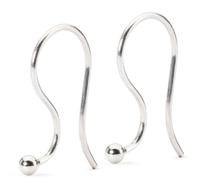 Trollbeads Orecchini Monachelle Argento