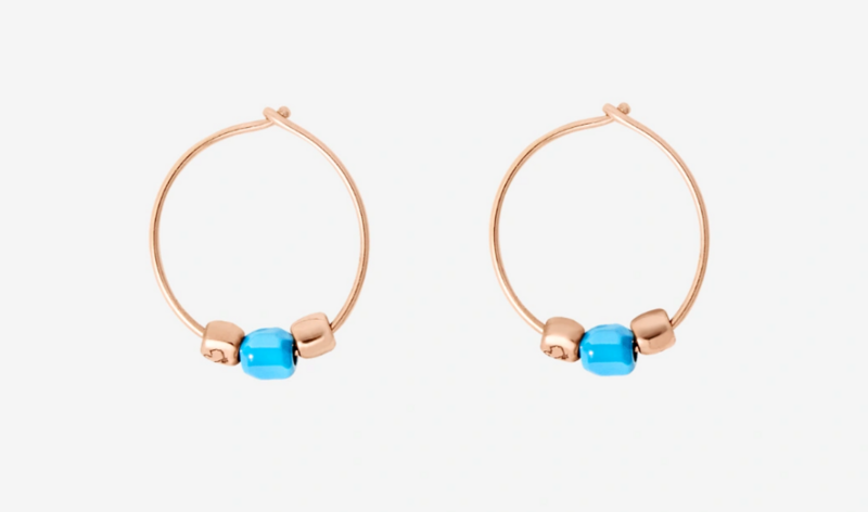 DODO - Orecchini Hoop Mini Granelli