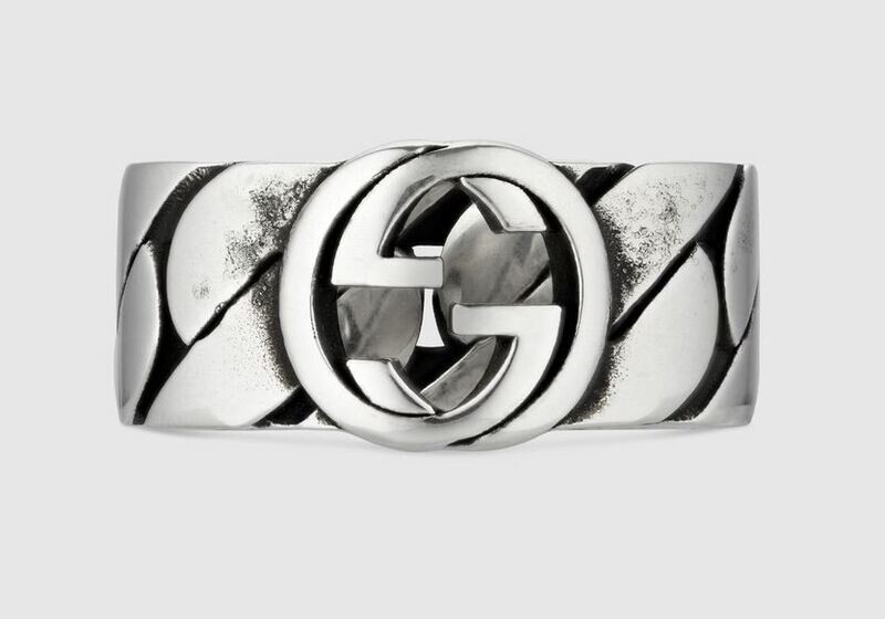GUCCI - ANELLO LOGO CON GG 8MM GUCCI - ANELLO LOGO CON GG 8MM