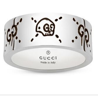 GUCCI - ANELLO "BLIND FOR LOVE" IN ARGENTO 10MM