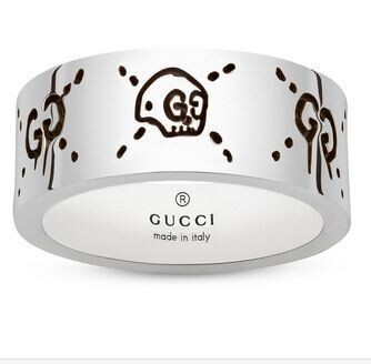 GUCCI - ANELLO GUCCI - ANELLO "BLIND FOR LOVE" IN ARGENTO 10MM
