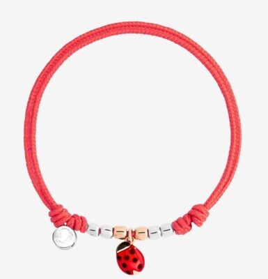 DoDo Bracciale Cordino Coccinella