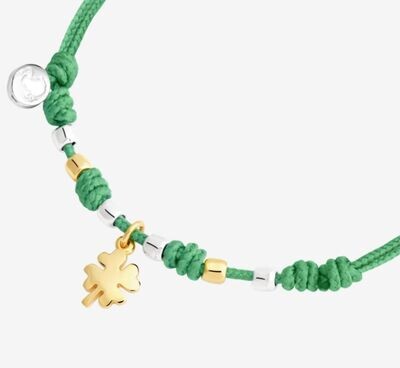 DoDo Bracciale Cordino Quadrifoglio