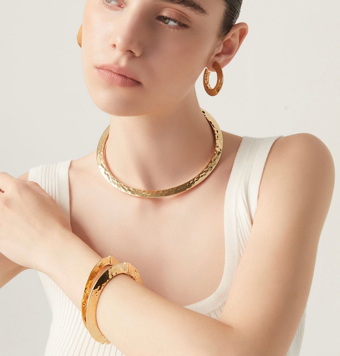 GIOVANNI RASPINI COLLANA BLADE DORATA