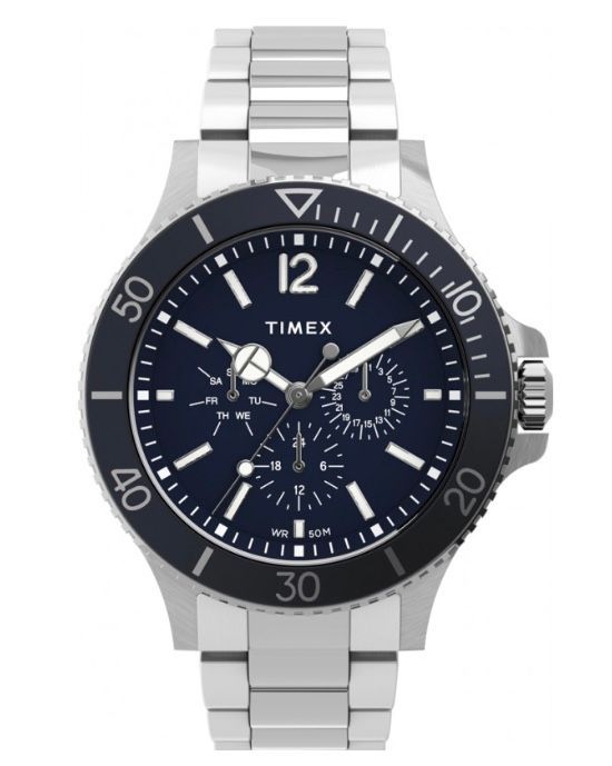 TIMEX HARBORSIDE ACCIAIO QUADRANTE BLU