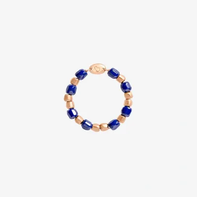 ANELLO DODO MINI GRANELLI CERAMICA BLU ANELLO DODO MINI GRANELLI CERAMICA BLU