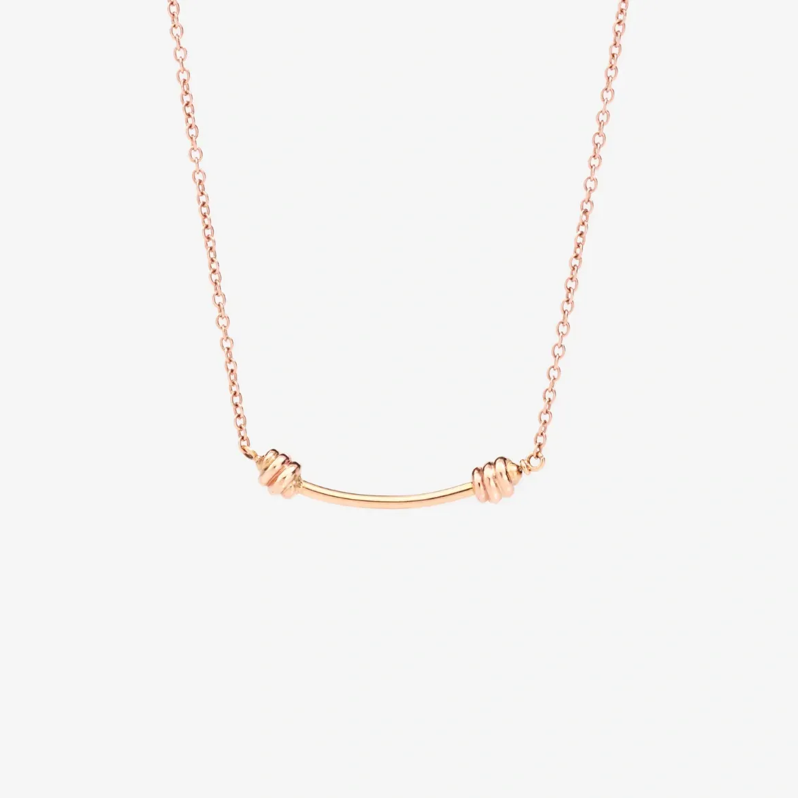 COLLANA DODO NODO ORO ROSA