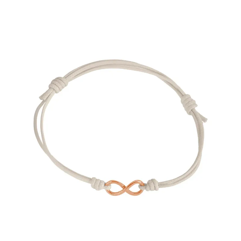 MARCO GERBELLA  BRACCIALE CORDINO CON INFINITO