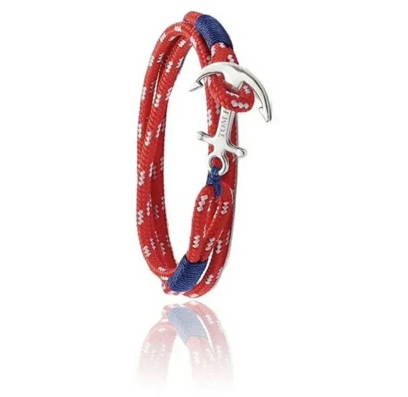 TOM HOPE BRACCIALE CON ANCORA ARTIC IN ARGENTO MISTO STERLING