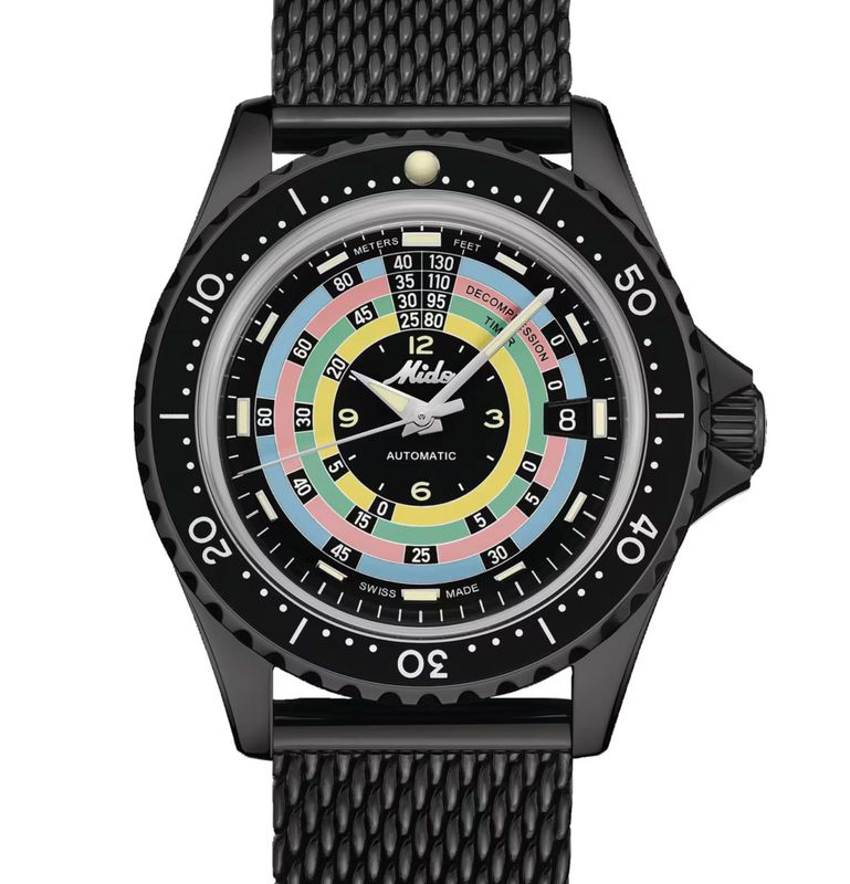 MIDO OCEAN STAR DECOMPRESSION TIMER 1961