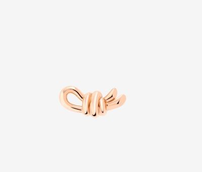DODDO ORECCHINO STUD NODO ORO ROSA