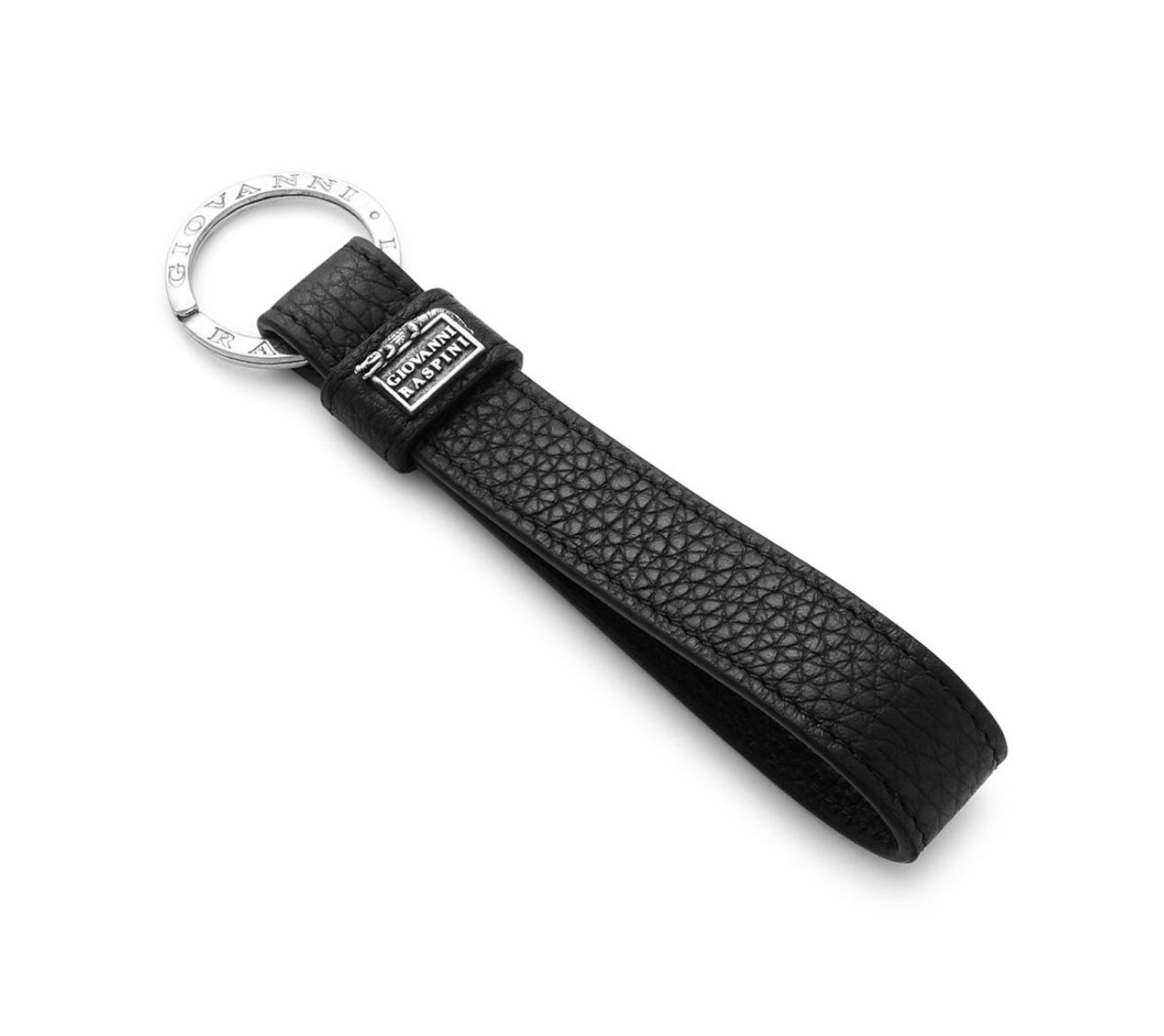 GIOVANNI RASPINI PORTACHIAVI IN PELLE GOFFRATA
