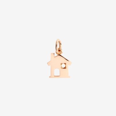 DODO CIONDOLO CASA ORO ROSA & DIAMANTE BIANCO LIMITED EDITION