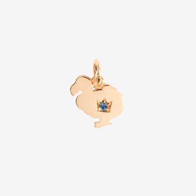 DODO CIONDOLO DODO ORO ROSA & ZAFFIRO LIMITED EDITION