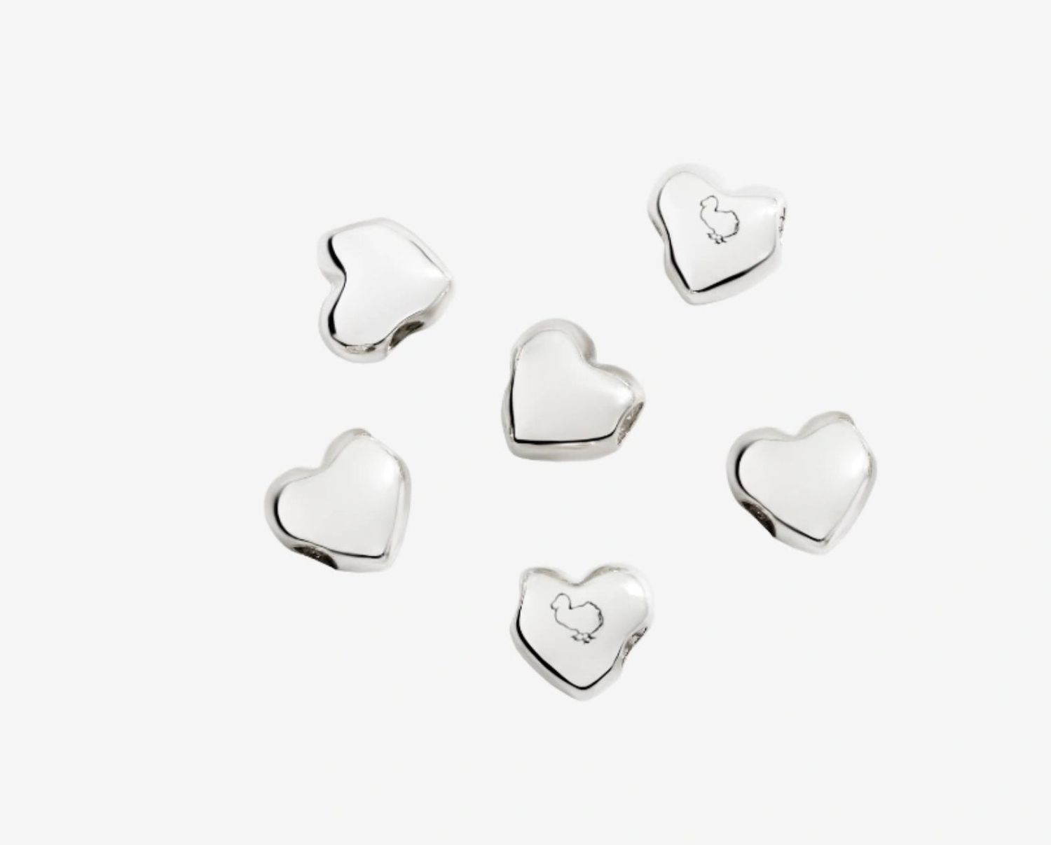 DODO COMPONENTI  CUORE ARGENTO