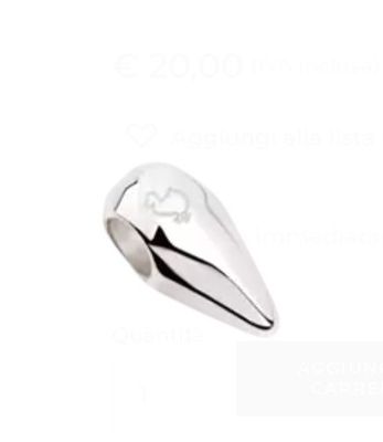 DODO COMPONENTI SPIKE ARGENTO