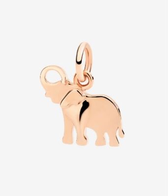 DODO CIONDOLO ELEFANTE ORO ROSA