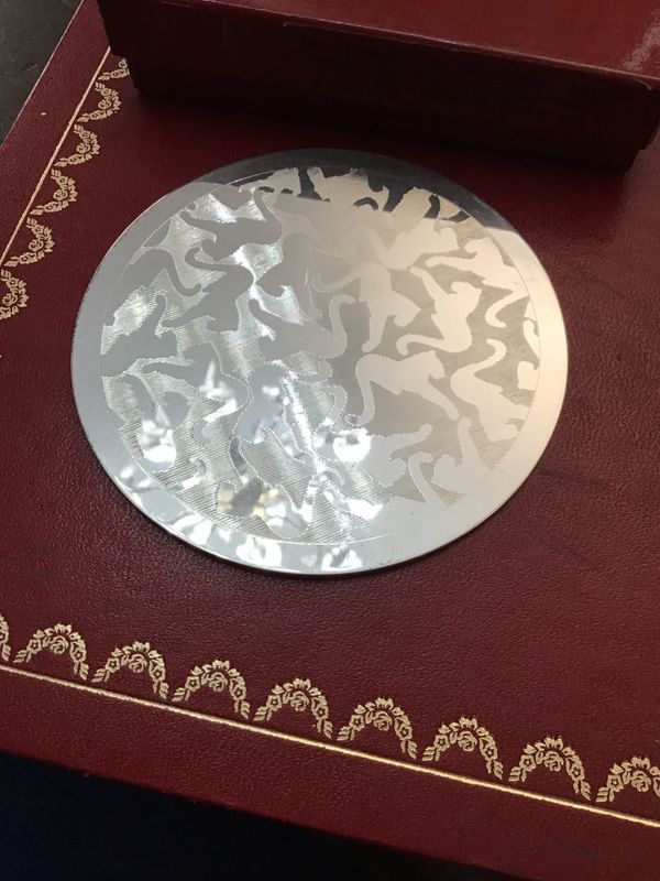 CARTIER SOTTOBOTTIGLIA ARGENTO DECORO PANTHER