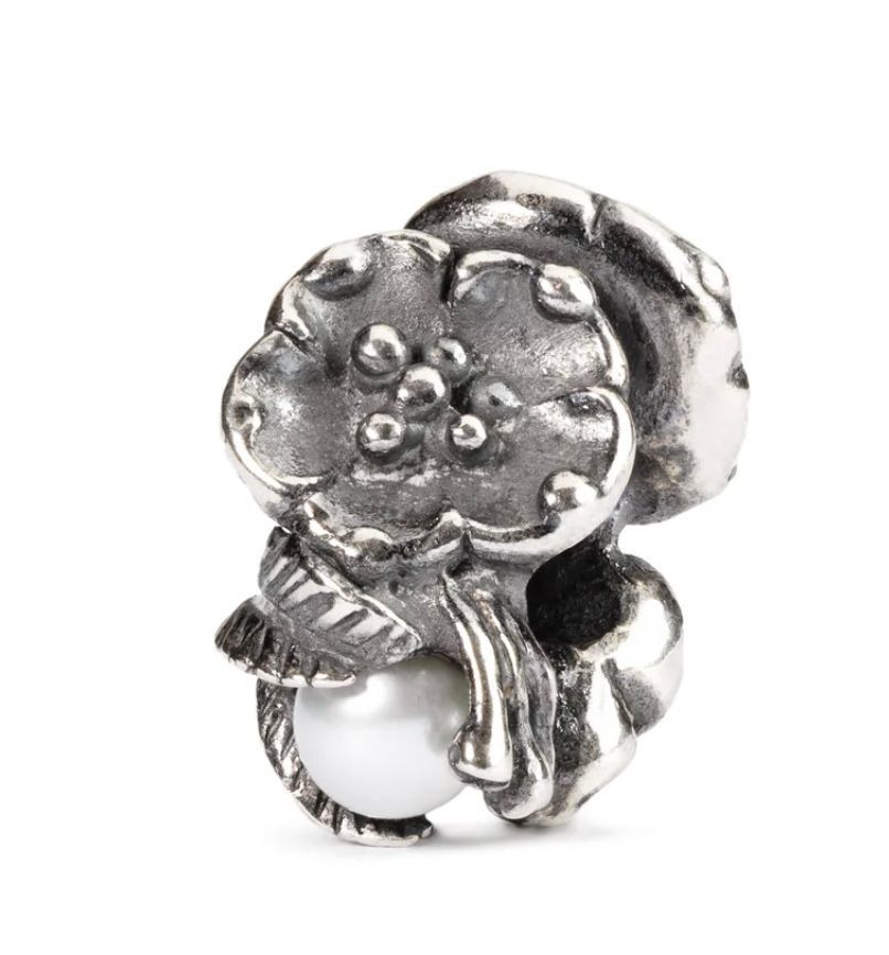 TROLLBEADS FRAGOLA FIORITA DI MAGGIO