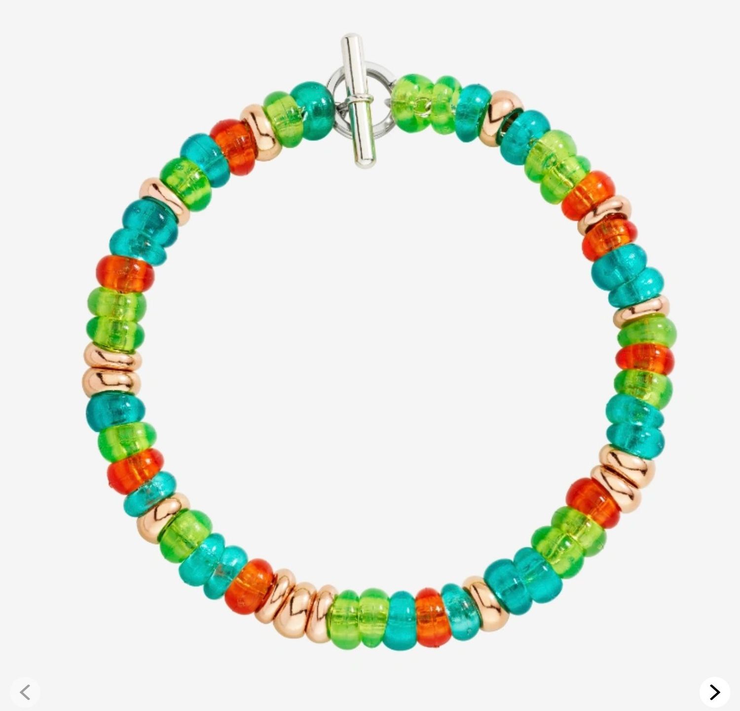 DODO BRACCIALE RONDELLE ARGENTO E PLASTICA RICICLATA